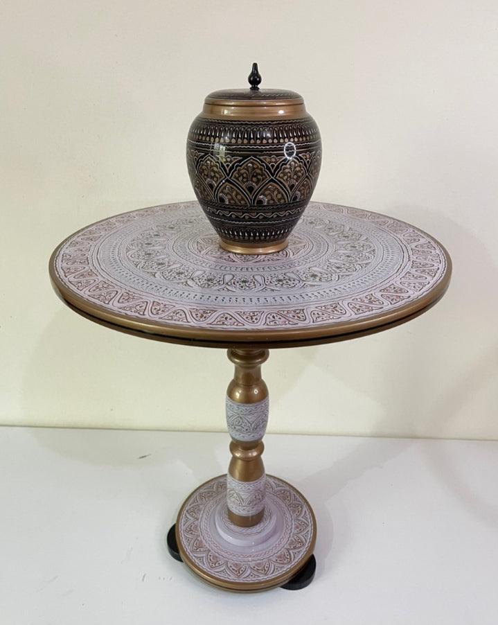 16-Inch Naqshi Art Table - wcspk