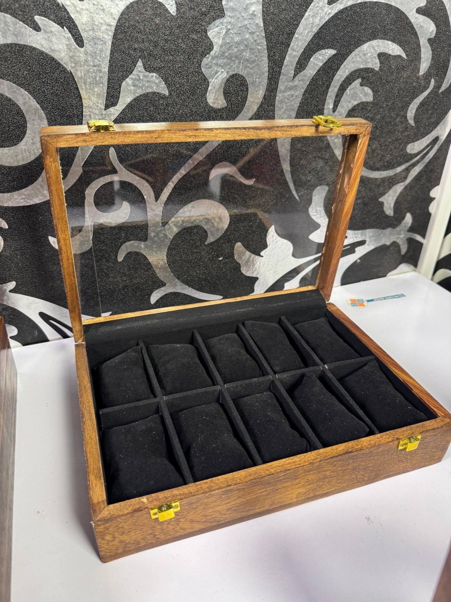 10 slot handmade wooden watch box by WCSPK 
