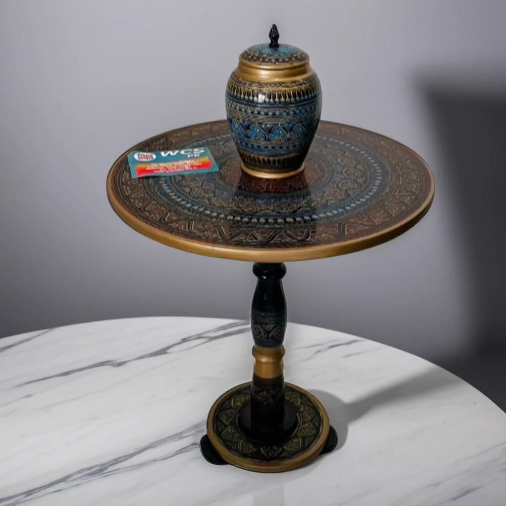 16-Inch Naqshi Art Table - wcspk