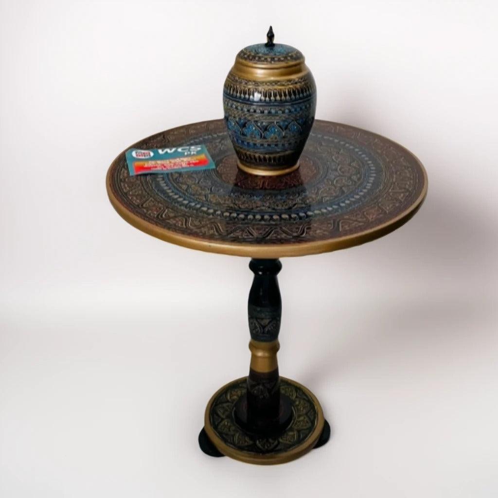 16-Inch Naqshi Art Table - wcspk