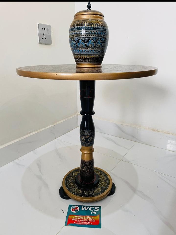 16-Inch Naqshi Art Table - wcspk