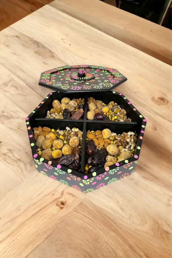 Artistic Wooden Dry Fruit Bowl - wcspk
