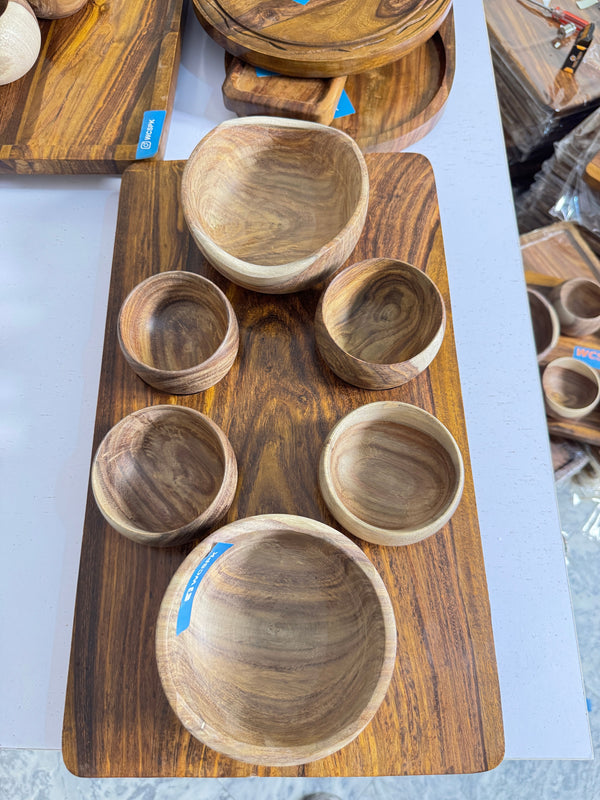 serving tray with bowl