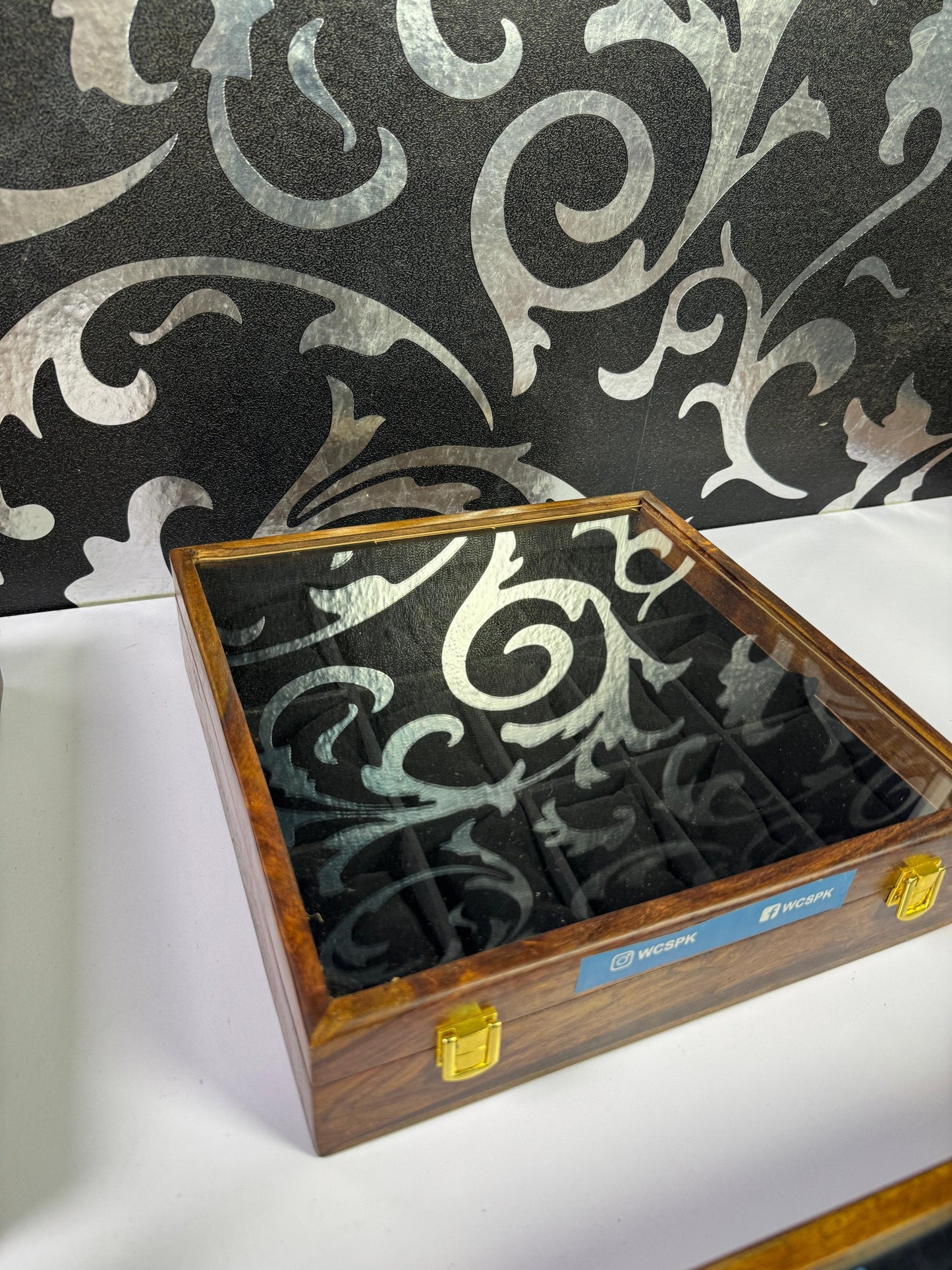 15 slot premium wooden watch box for watches