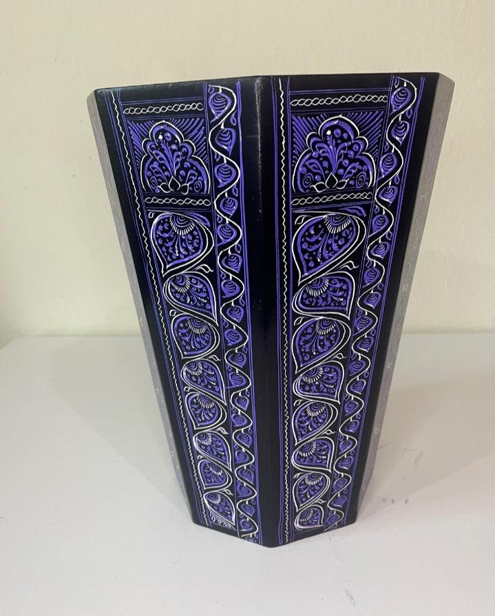 Naqshi Art Wooden Dustbin - wcspk