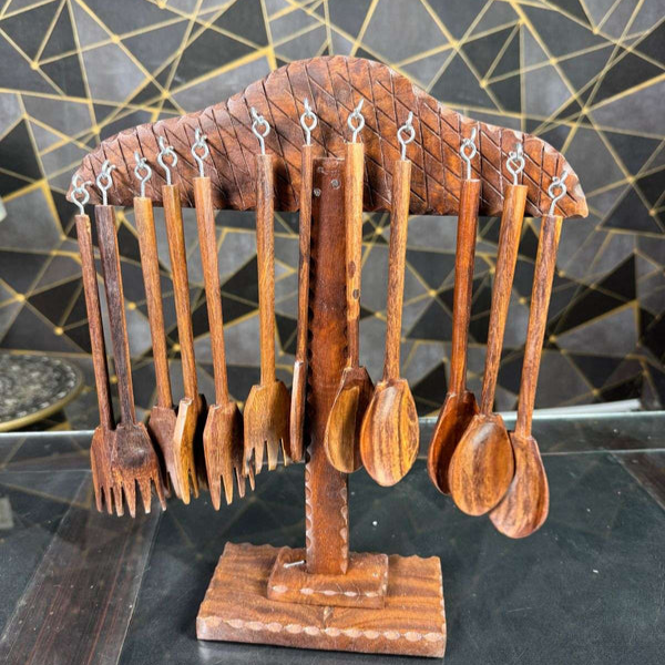 Wooden Home Fork and spoons