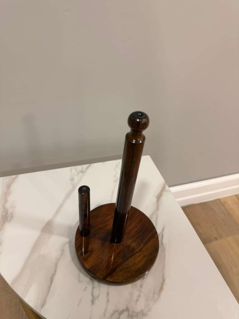 Elegant Wooden Tissue Roll Stand Premium Handcrafted Décor