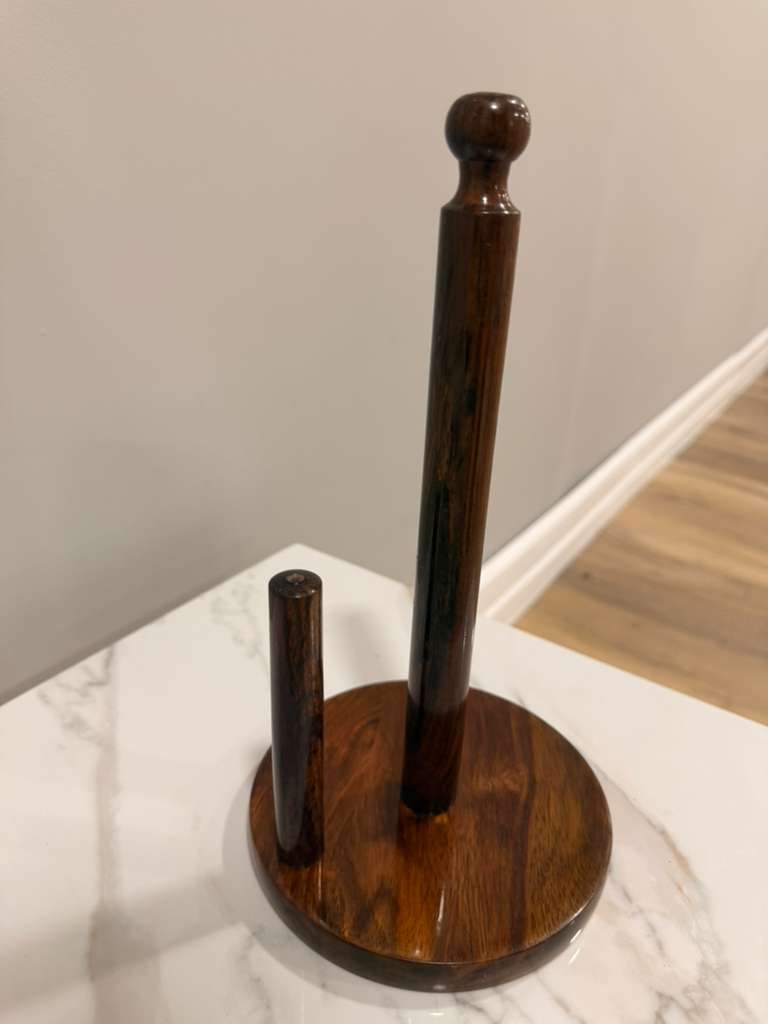 Elegant Wooden Tissue Roll Stand Premium Handcrafted Décor
