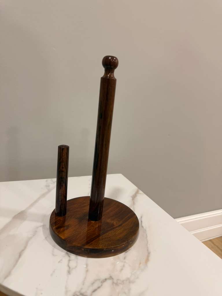 Elegant Wooden Tissue Roll Stand Premium Handcrafted Décor