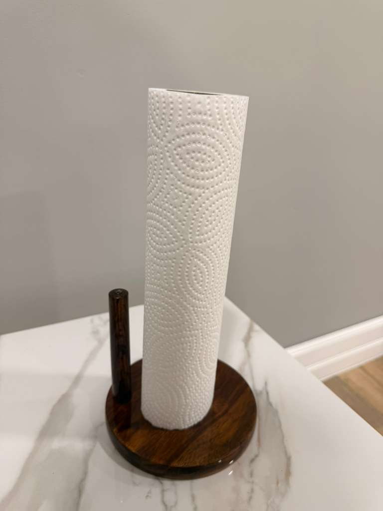 Elegant Wooden Tissue Roll Stand Premium Handcrafted Décor