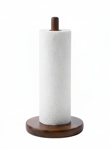 Elegant Wooden Tissue Roll Stand Premium Handcrafted Décor