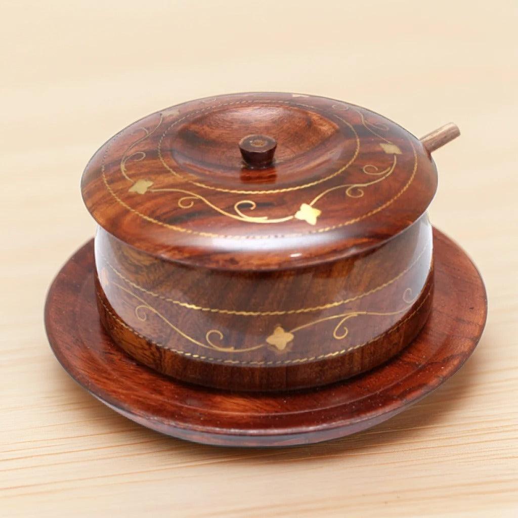 Wooden Sugar Pot - wcspk