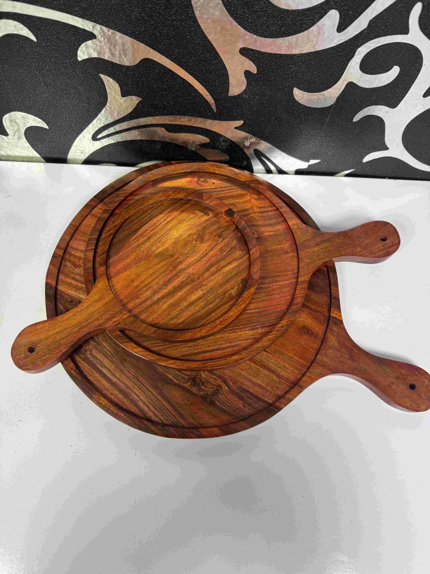 pizza pan with handle