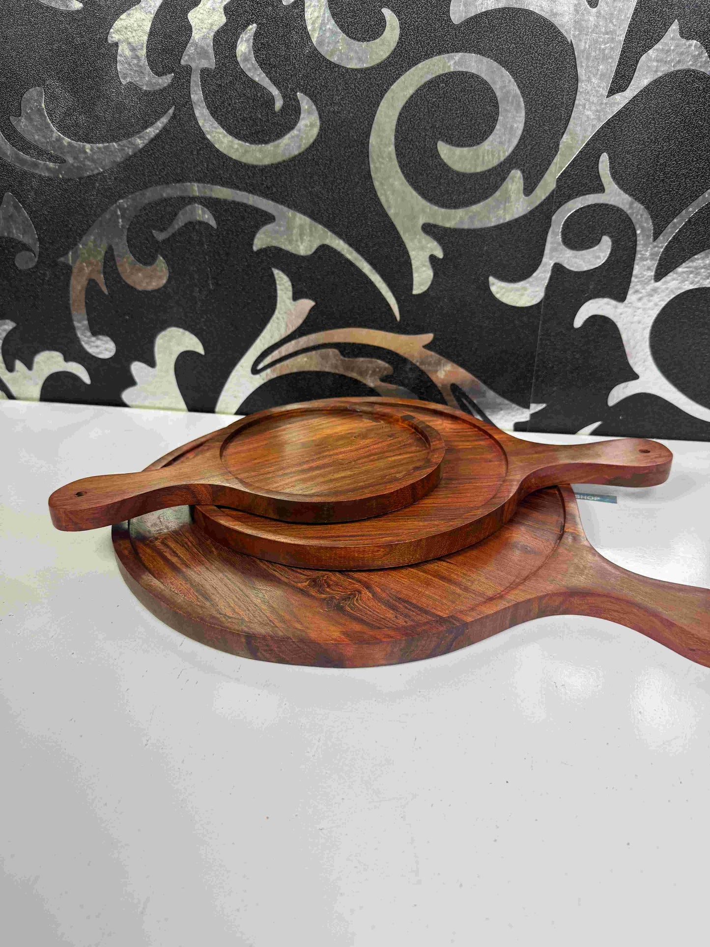 pizza pan with handle