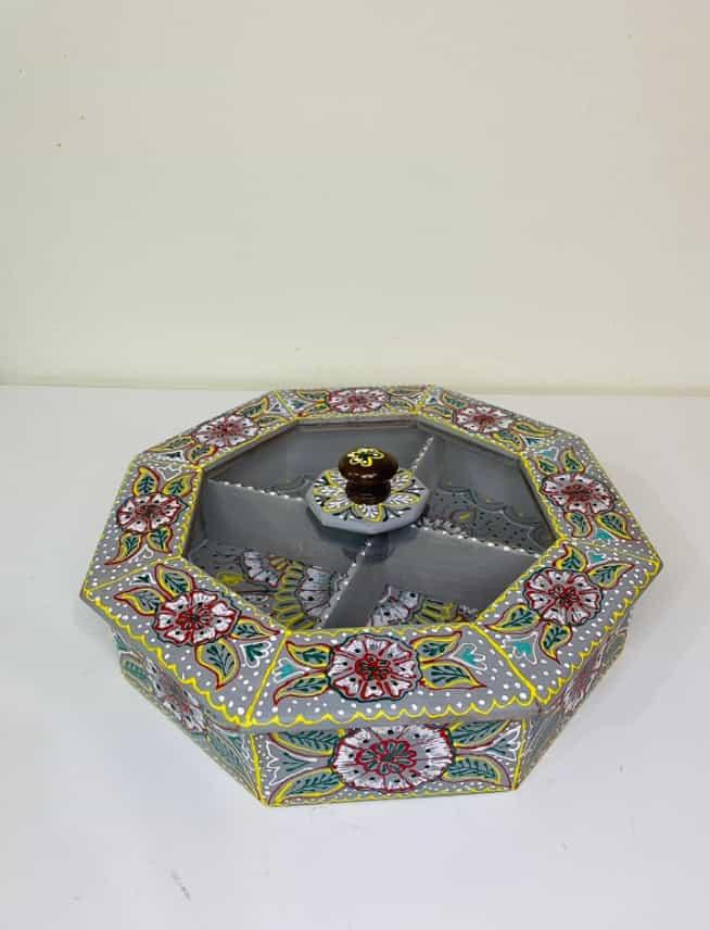 Wooden Dry Fruit Bowl - wcspk