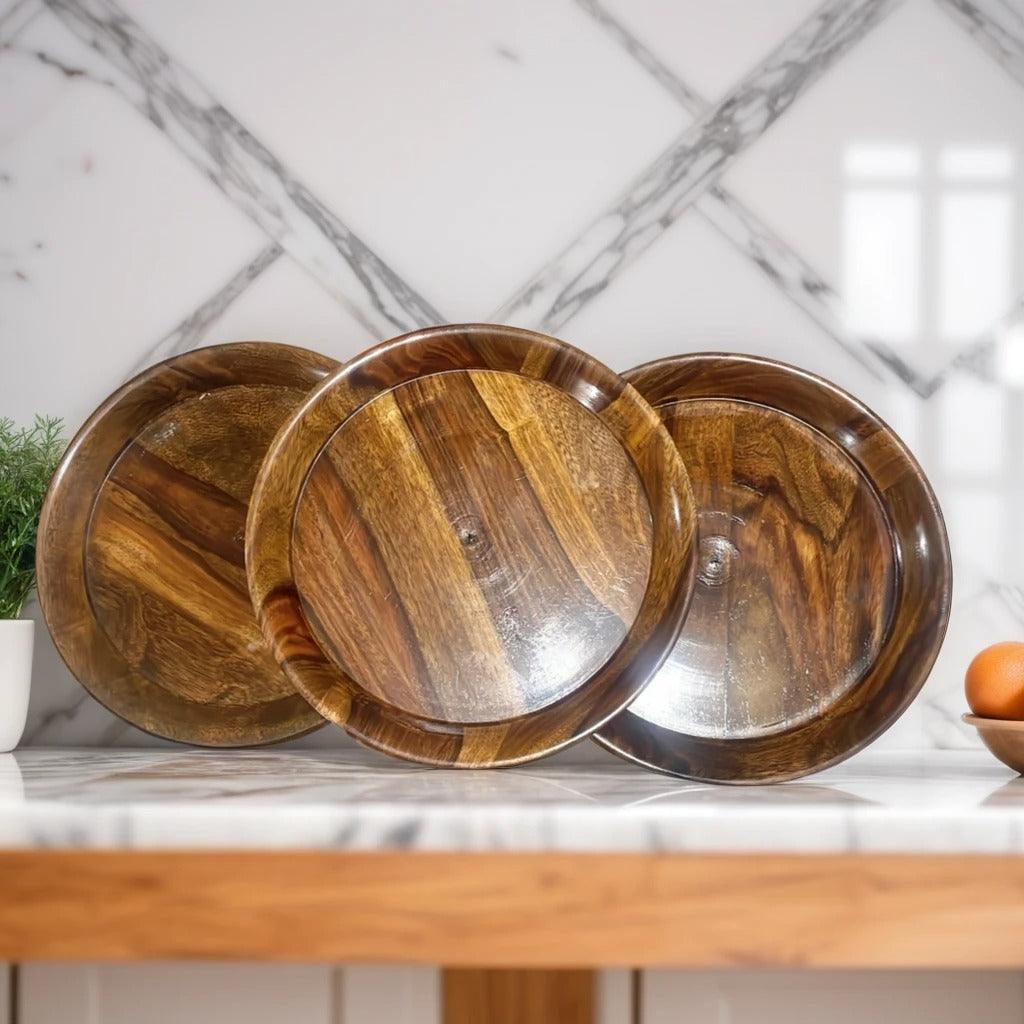 Wooden Plate Set - wcspk