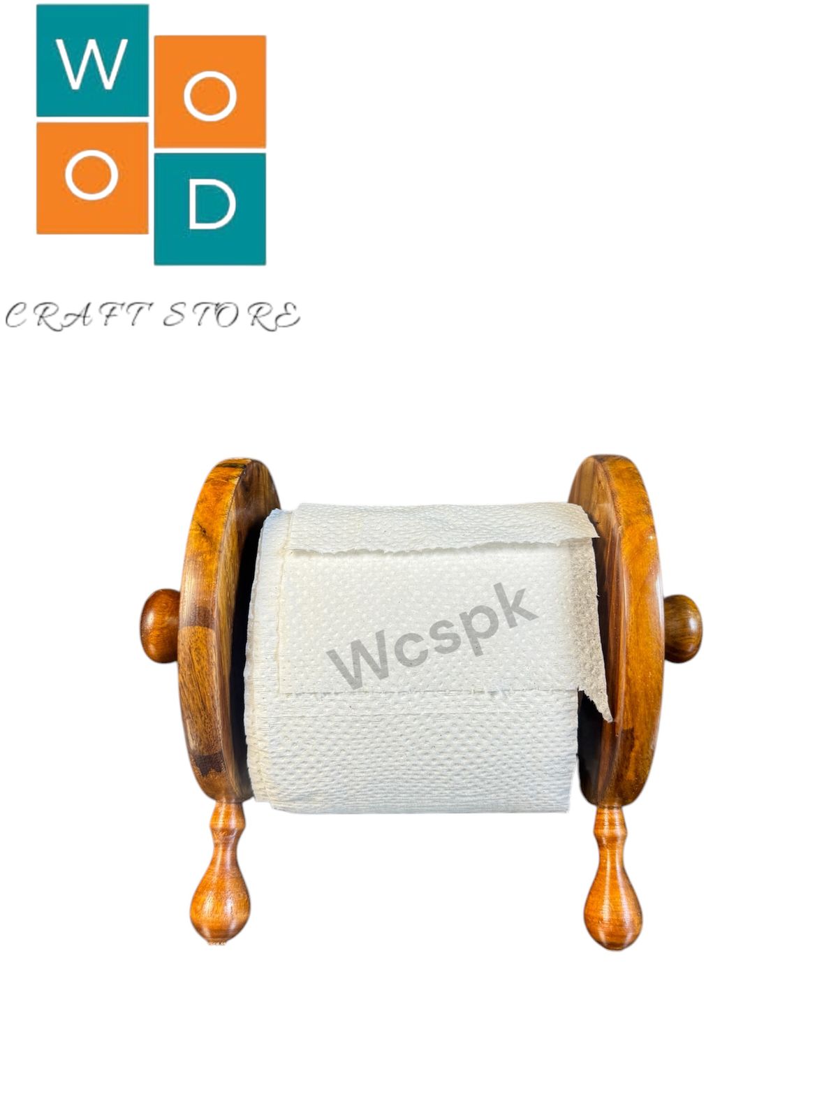 wooden tissue roll stand - wcspk